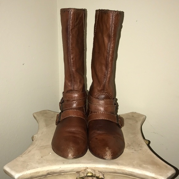 Bakers Shoes Bakers Mariah Tan Boots 85 Poshmark